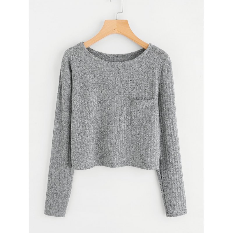 2022 new autumn and winter woolen knitted long-sleeved T-shirt women's knitted bottoming shirt